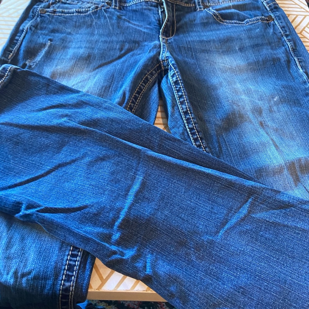 Maurices women’s Deep Blue Straight Jeans
